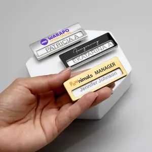 Custom Name & Logo Identification Badges