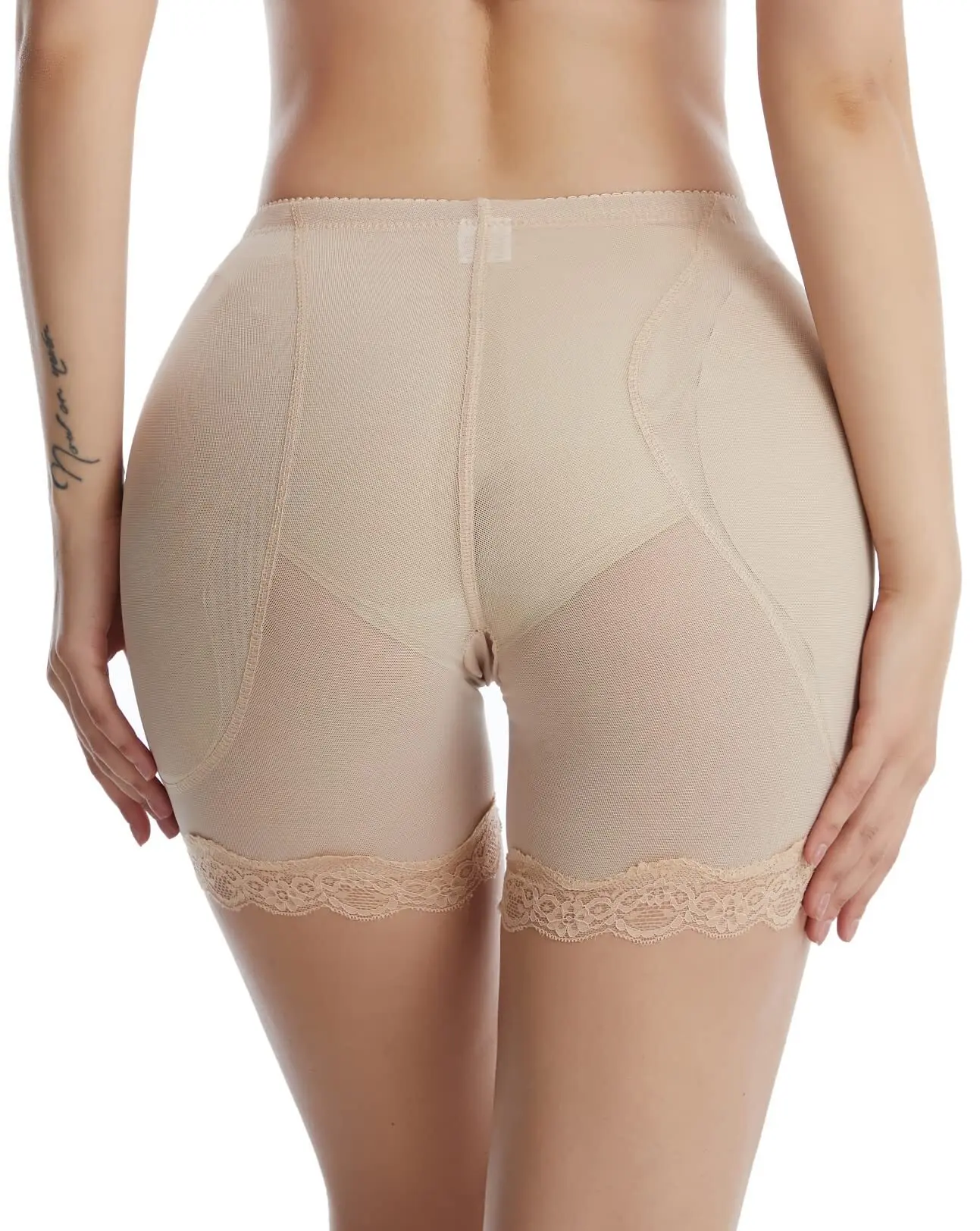 Hip Enhancer Shapewear Panties for Women Padded Underwear Nude XXL