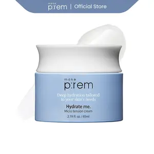 MAKE P:REM Hydrate Me. Micro Tension Cream 2.19 Fl Oz, 65ml | Lightweight Gel Cream Moisturizer for Dry, Sensitive & Acne-Prone Ski