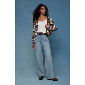 Pacsun Women's Madison High Waisted Girlfriend Jeans Light Blue