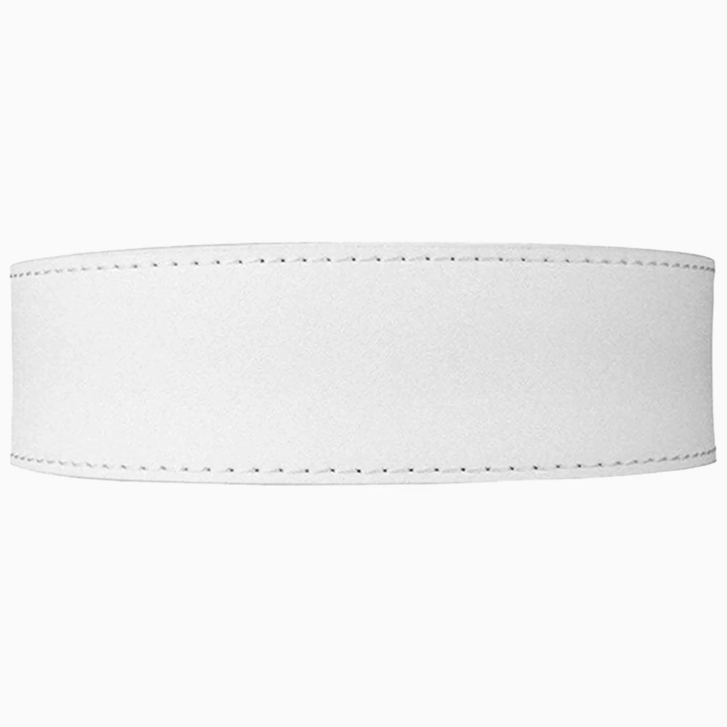 Smooth White Leather Strap 1.38" [35mm]