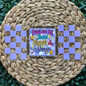 Fuel by Coffee and Anxiety UV DTF Cup wrap