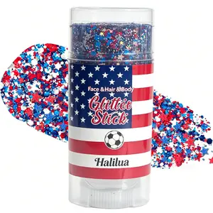 Festival Party Glitter Stick – USA-Themed Shimmer Sparkle for Body & Hair, Easy-Apply & Long-Lasting Shine