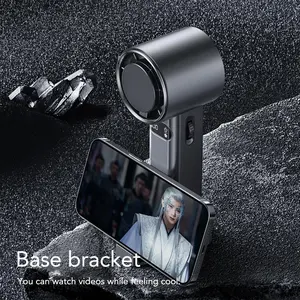 Portable Mini Fan with Digital Display High Speed Adjustable Turbo Pocket Fan 4800mAh Battery Operated for Travel Outdoor Gifts Office