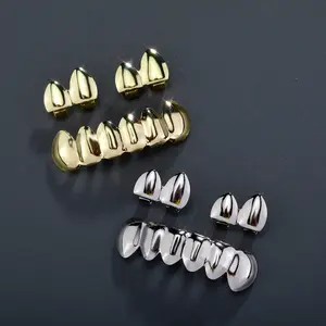 Detachable Hip Hop Tooth Set, Smooth Tooth Set, Suitable For Parties, Versatile Hollow Hip Hop Accessories