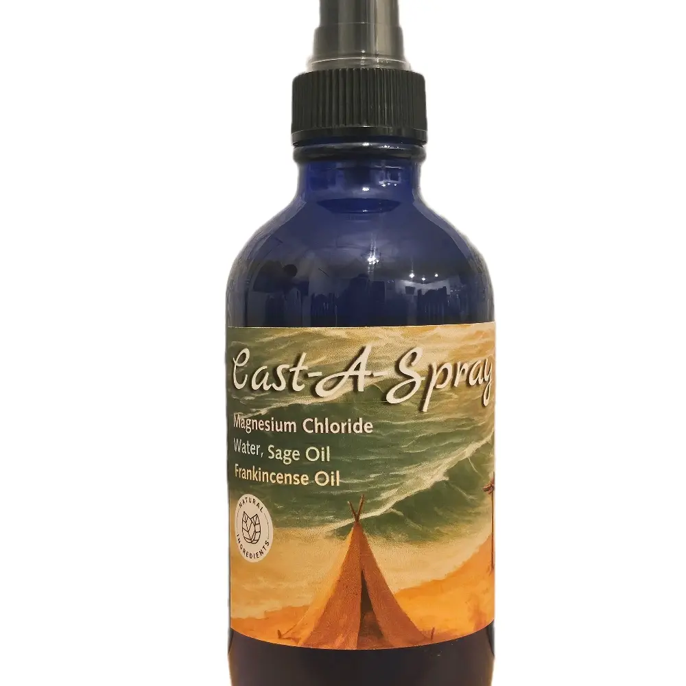 Organic Magnesium Mist - Cast-A-Spray - Natural Scent, Floral, Mist Bottle, Healthcare, Healthy, Therapeutic, Aromatherapy, Wellness