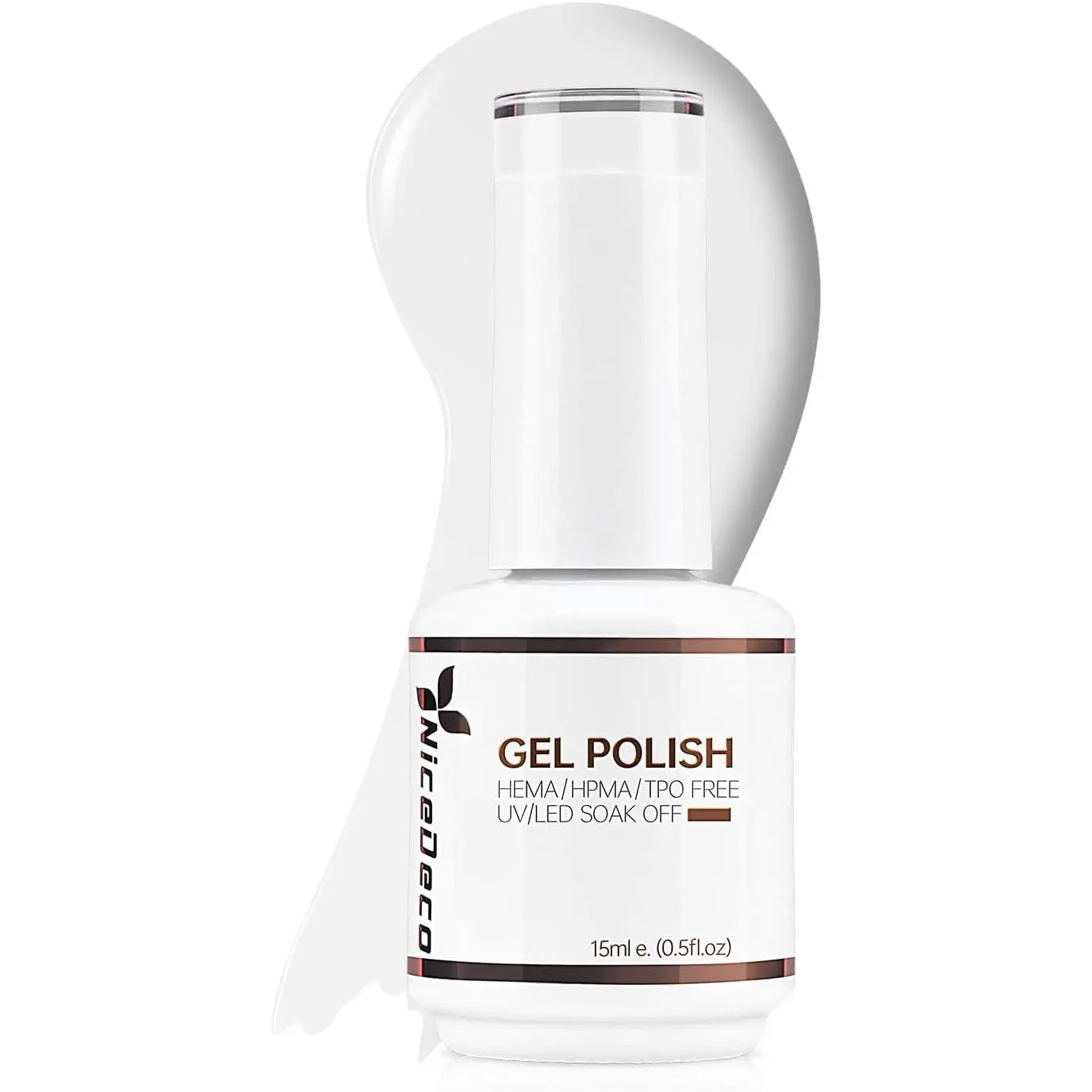 Nicedeco Gel Nail Polish, 15ml UV/LED Soak-Off Gel Polish Nail Art Manicure Pedicure, Salon & Home Use - Long Lasting & Easy to Apply 003