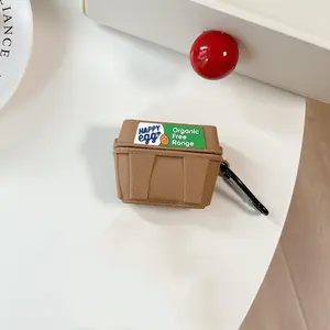 1 piece egg box earphone case, cute wireless Bluetooth earphone case, durable and stylish accessory, suitable for AirPods Pro 3/1/2/3/4/Pro/Pro2 (shapes may vary depending on models)