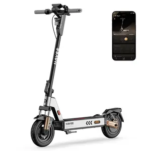 NAVEE G5 Max Electric Scooter, 1000W Peak Motor, 20 mph Fast Speed, 43 Miles Range, 10" All-Terrain Solid Tires