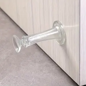 Door stopper - no clip, shock-absorbing, suitable for bathrooms and bedrooms