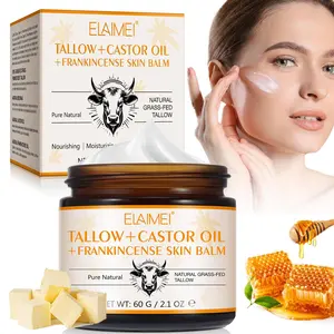 3 in 1 Shea Butter & Castor Oil & Frankincense Oil Cream, Moisturizing Hydrating Skin Care Cream, Multifunctional Skin Care Product for All Skin Types, Moisturizer