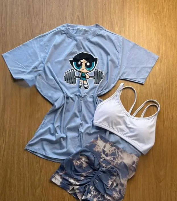 Buttercup Powerpuff Girls Graphic Tee Y2K Oversized Gym T-Shirt for Women T-shirt, Hoodie and Sweatshirt