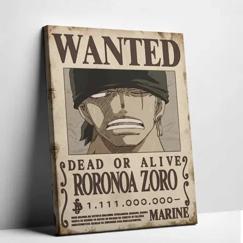 Wanted Poster - Premium Character Illustration, Artistic Graphic Prints, Bedroom Wall Decor, Men's Room Home Supplies