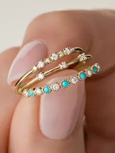 Fashion Rhinestone Decorated Ring (3pcs), Elegant Simple Ring for Women, Elegant Casual Ring, New Fashion Accessories for Beach Party, Summer Vacation Clothing Decor, Trendy All-match & Exquisite Jewelry for Birthday Gift