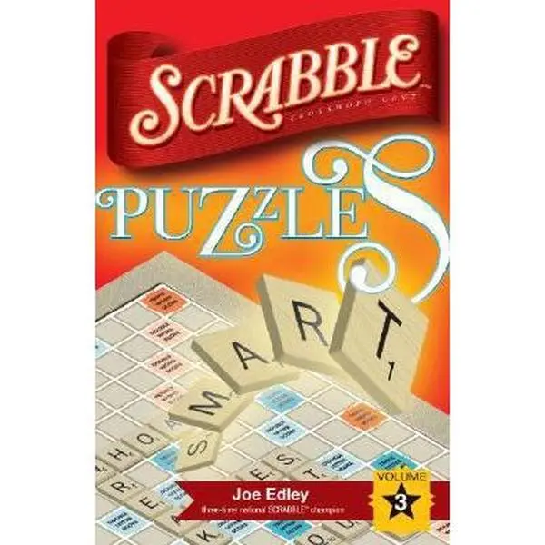 Used SCRABBLE Puzzles Volume 3 by Joe Edley (Paperback, English, 0.68 lbs, Used Condition Ratings) - Practice Word Games, Improve Skills, Achieve Highest Score, 3 Sets of 7 Tiles, Up-to-Date SCRABBLE Dictionary