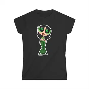 Powerpuff Buttercup Buzball Women's Tee, Cartoon Network Girl Power Shirt, Superhero Blossom & Bubbles Top, Cute Kids Anime T-Shirt, Retro