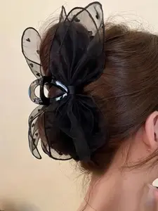 Women's Elegant Bowknot & Flower & Heart Design Hair Claw Clip, Cute Trendy Hair Claw, Fashionable Hair Accessories for Daily & Party Decoration, Prom Mom Hair Clip Original