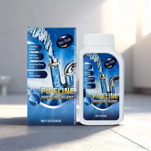 Drain Cleaner Kitchen Bathroom Sink Clog Remover, Dissolves Grease Hair Plugs, Effective Drainage Maintenance, Easy Use, Household Plumbing Cleaner