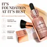LUMINESS 3-PC Liquid Mirage Color Changing Foundation Cosmetic Kit - Buildable Makeup Coverage, Smoothing, Adaptable Formula for Adults’ Makeup Routine, Flawless Radiant Finish