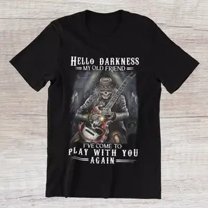 DISTURBED The Sound of Silence T-Shirt Heavy Metal Hard Rock Band Cotton Tee