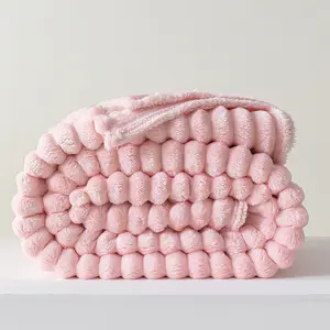 July Release Elegant, Rustic Style with Striped Pattern, Suitable for All Seasons, Comfortable Experience, Soft Fluffy Blanket, Christmas Gifts For GF