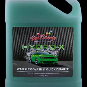 Car Candy Hydro-X Sio2 Infused Waterless Wash & Quick Detailer 128oz High Protection Car Care Water Repellent Nano with Effective Cleaning Formula