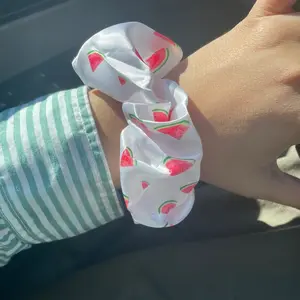 Watermelon scrunchie