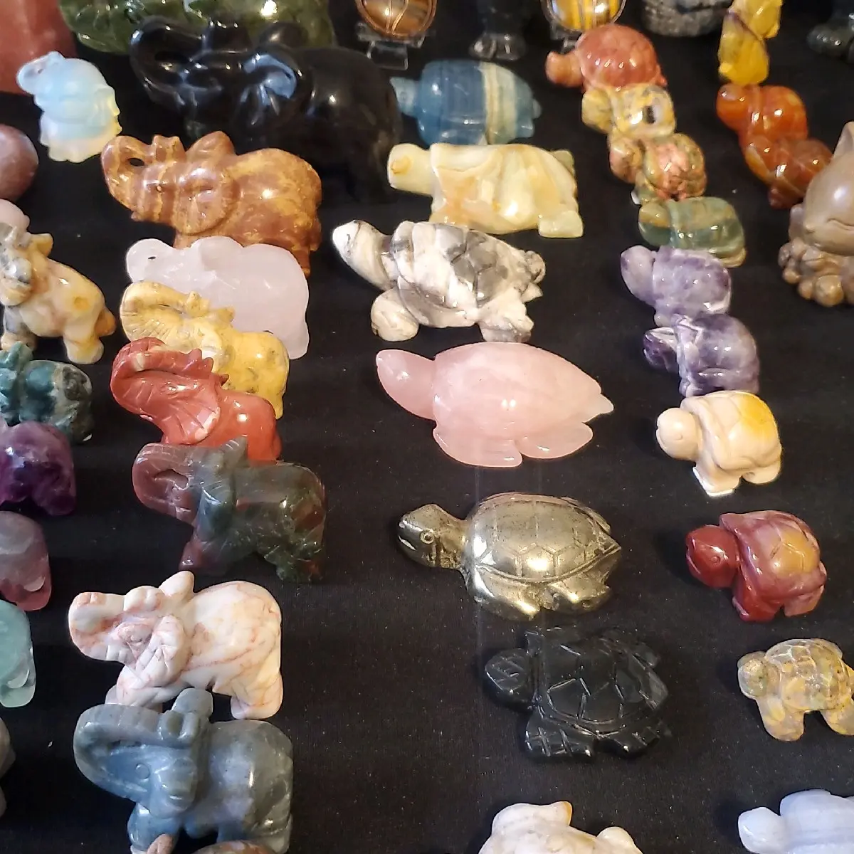 Curated Crystal Mystery Gift Box of Natural Stones with Polished Towers, Spheres & Carvings - Decorative Collectibles for Home Decor
