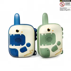 Dinosaur Walkie-Talkie, Dinosaur Walkie Talkies, Portable Handheld Remote Toy, Outdoor Mini Wireless Transmission, Ages 3-10, Aaa Battery Required