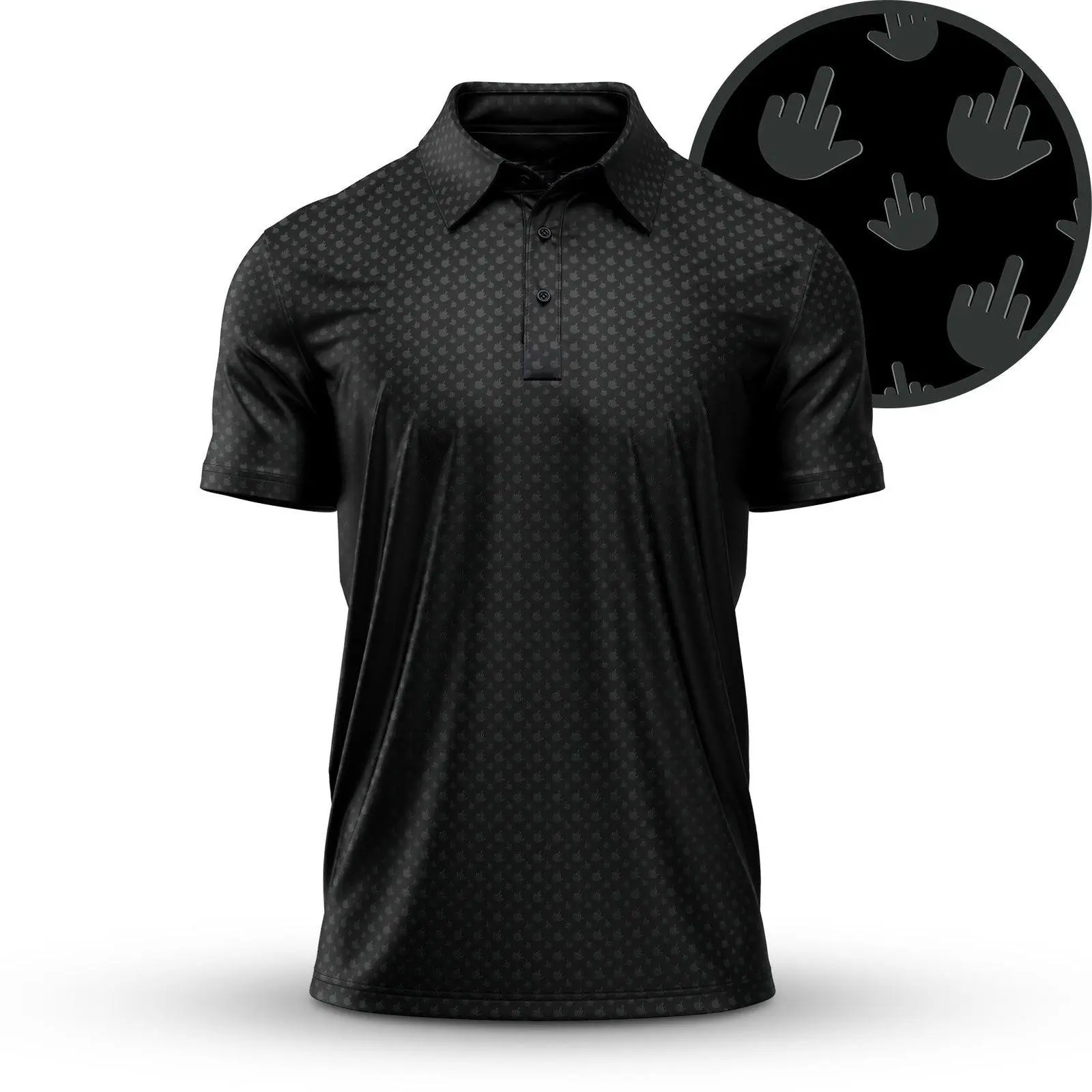 Birdie Finger Polo Shirt, Hot Golf Shirt, Menswear, Apparels for Outdoors – Sizes S 5XL Gift for Him Casual Breathable, gameday polo, funny polo, golf polo Mens Polo, gift for him