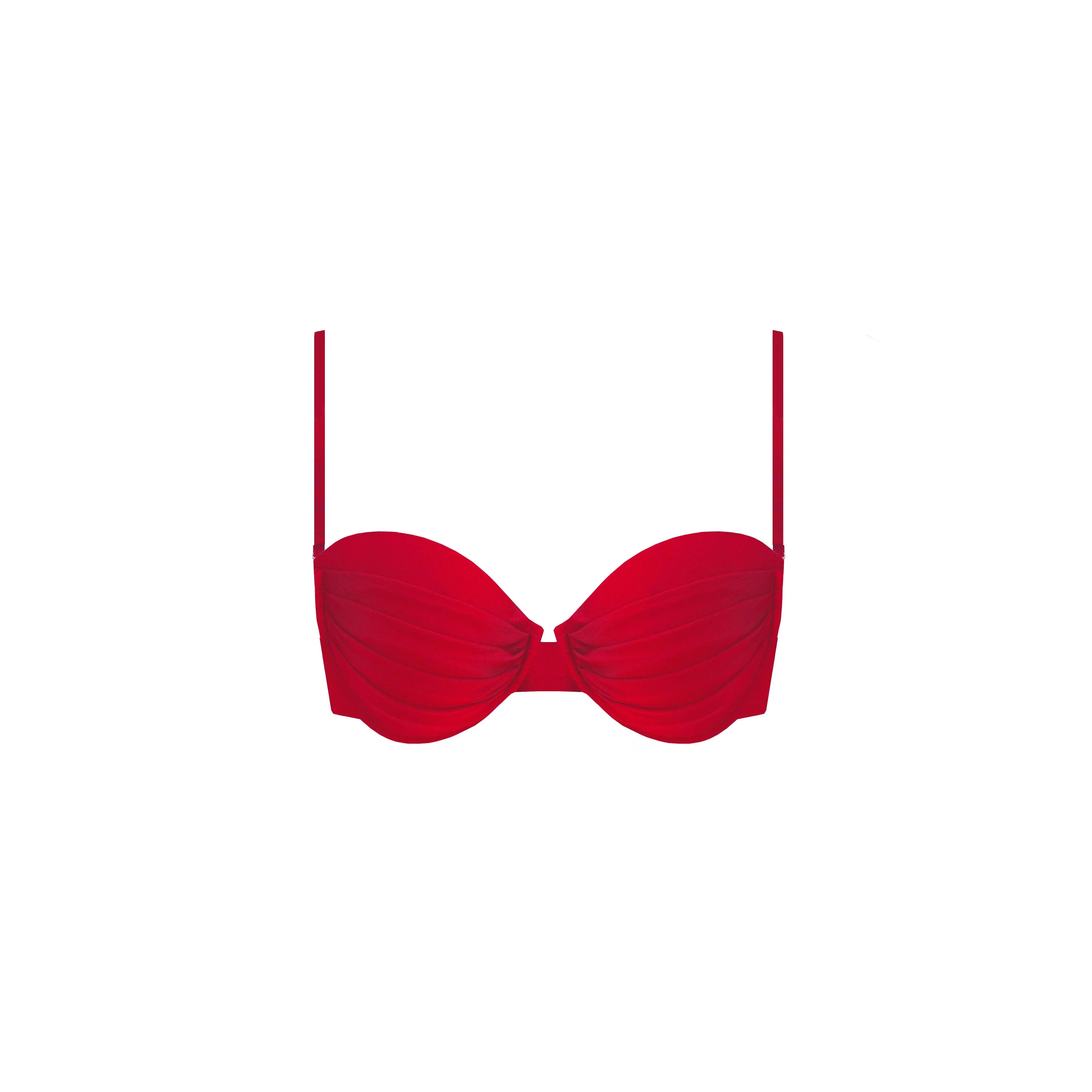 Eva Pleated Balconette Bikini Top
