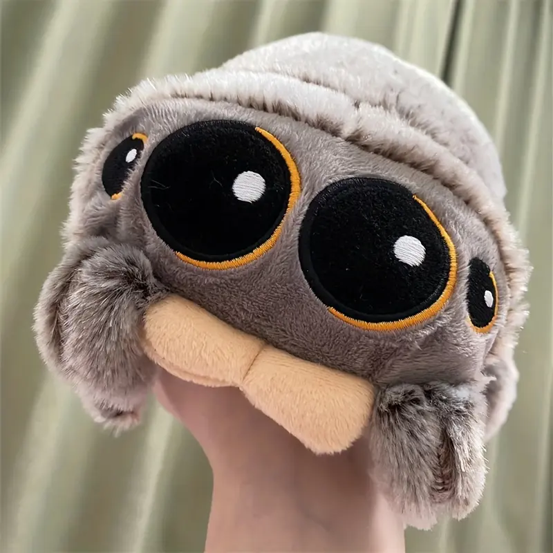 Adorable Spider Plush Toy - Ultra-Soft, High-Quality Cartoon Spider Doll with Big Eyes, Perfect Gift for Youngsters and Adults, Plushies | Spider Design | Soft Texture, Spider Deco