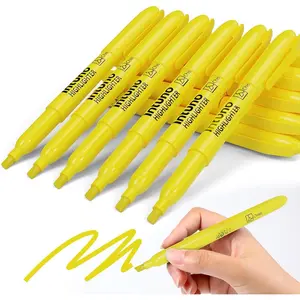 Yellow Highlighters, 120 Count, Chisel tip, Suitable for Office Supplies, School Supplies, and  Office Essentials
