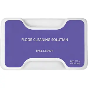 Vacuum and Mop Detergent Compatible For Freo Z/Freo Z10,580ml Lemon and Basil Scent Cleaner.(1 Bottle)