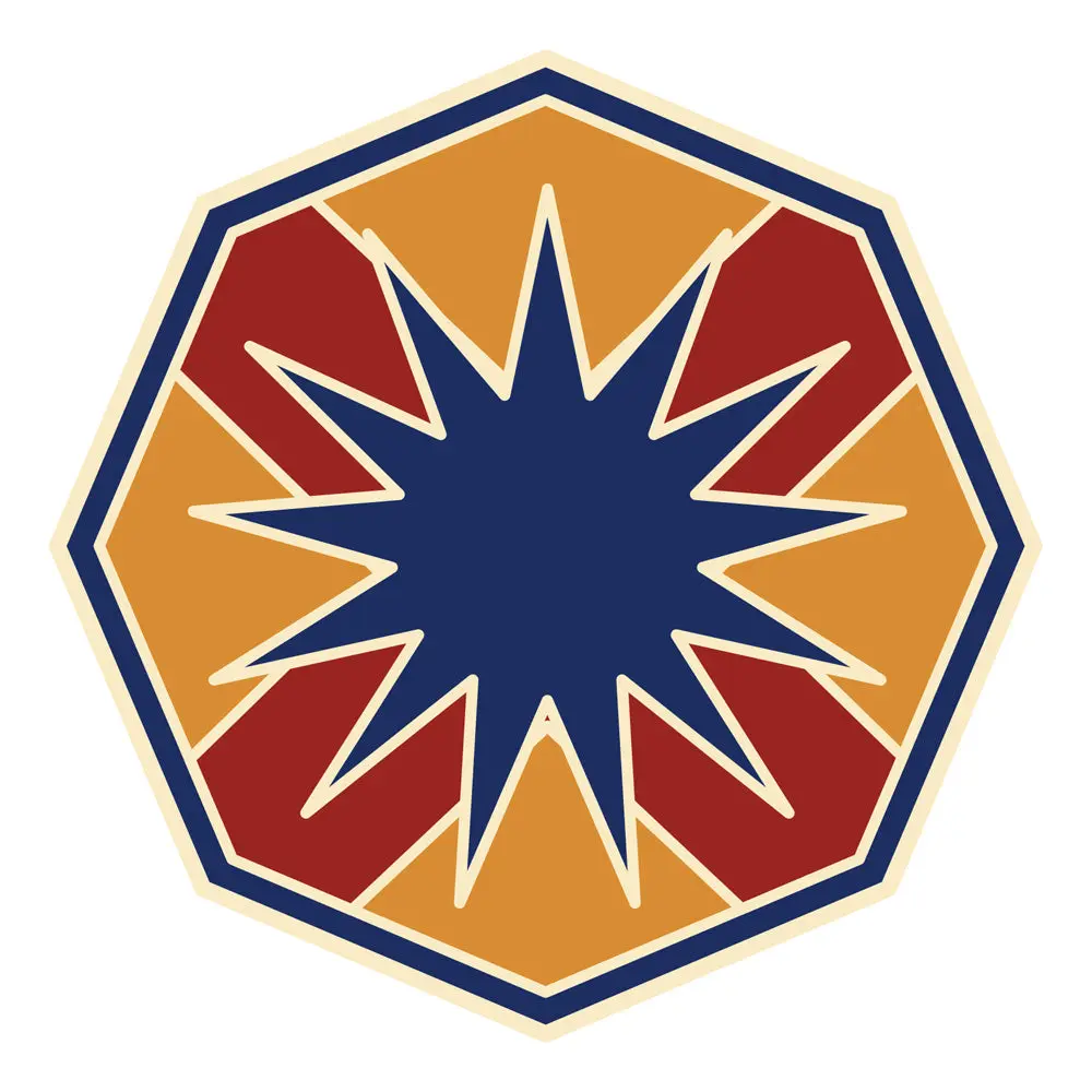 USAMM-Made 5 in Combat Service Vinyl Stickers for 13th Sustainment Command (Expeditionary) - DIY Scrapbooking Toy Accessory