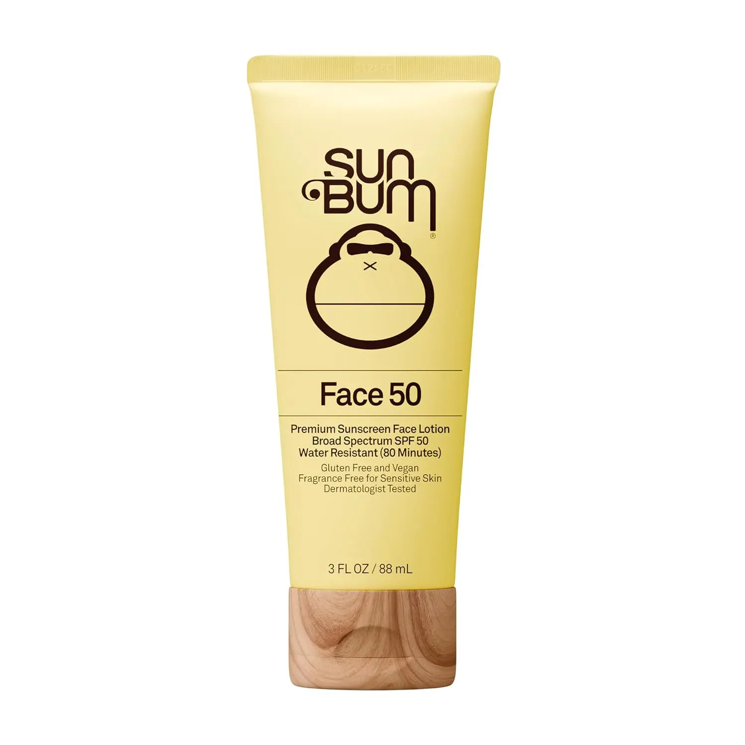 Sun Bum Original SPF 50 Sunscreen Face Lotion - Travel Size - 3 oz | Broad Spectrum Moisturizing Facial Sunscreen with Vitamin E, Hawaii 104 Act Compliant (Made without Octinoxate & Oxybenzone)