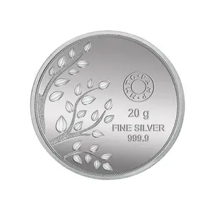 Pamp Mmtc Banyan Tree of Life 20 Gram Silver Coin - In Capsule