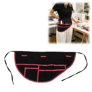 Multi-Pocket Tool Waist Bag / Tool Apron — Florist's Waist Pack & Tool Bib — Versatile Tool Organizer, Ideal for Craft Enthusiasts (Sewing, DIY Projects, Leatherworking) and Gardeners / Flower Growers (Pruning, Plant Care)