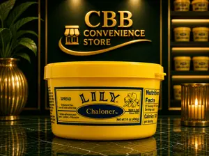 Tropical Importers Creamy Lily Chaloner Chilled Butter Spread, 14oz Haitian Pantry Food Product