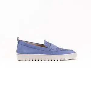 Vionic Uptown Perf Loafer (Women's) - Pacific Blue