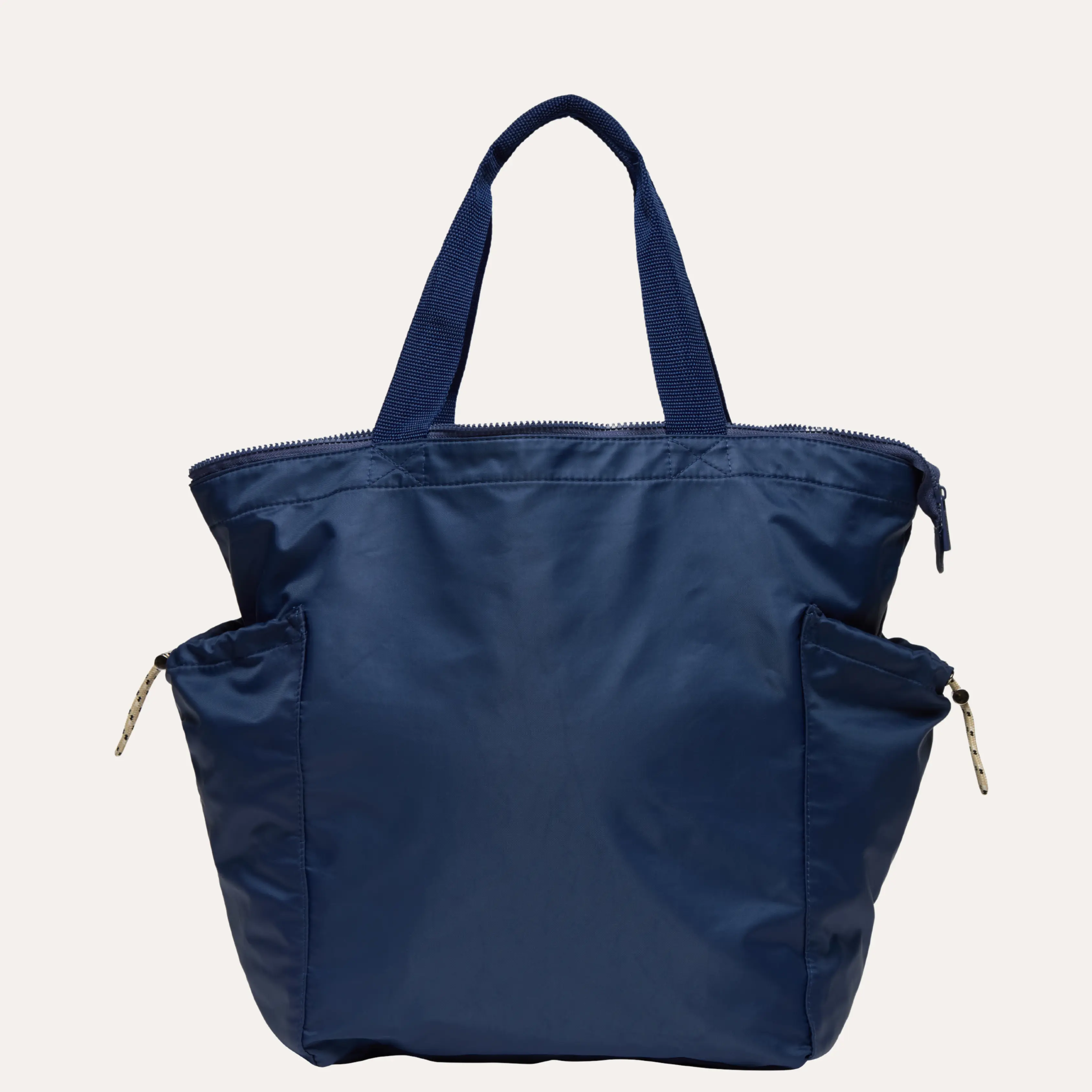 THE RIPPLE ZIP-TOP TOTE BAG / NAVY SEAL