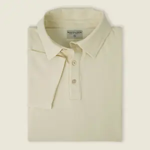 The Nobel Polo Half Sleeve (Vanellé) - 95% Supima Cotton & 5% Lycra Blend, Buttery Soft, Structured Collar, Pre-Shrunk, Anti-Pilling, Machine Washable, Tailored Fit