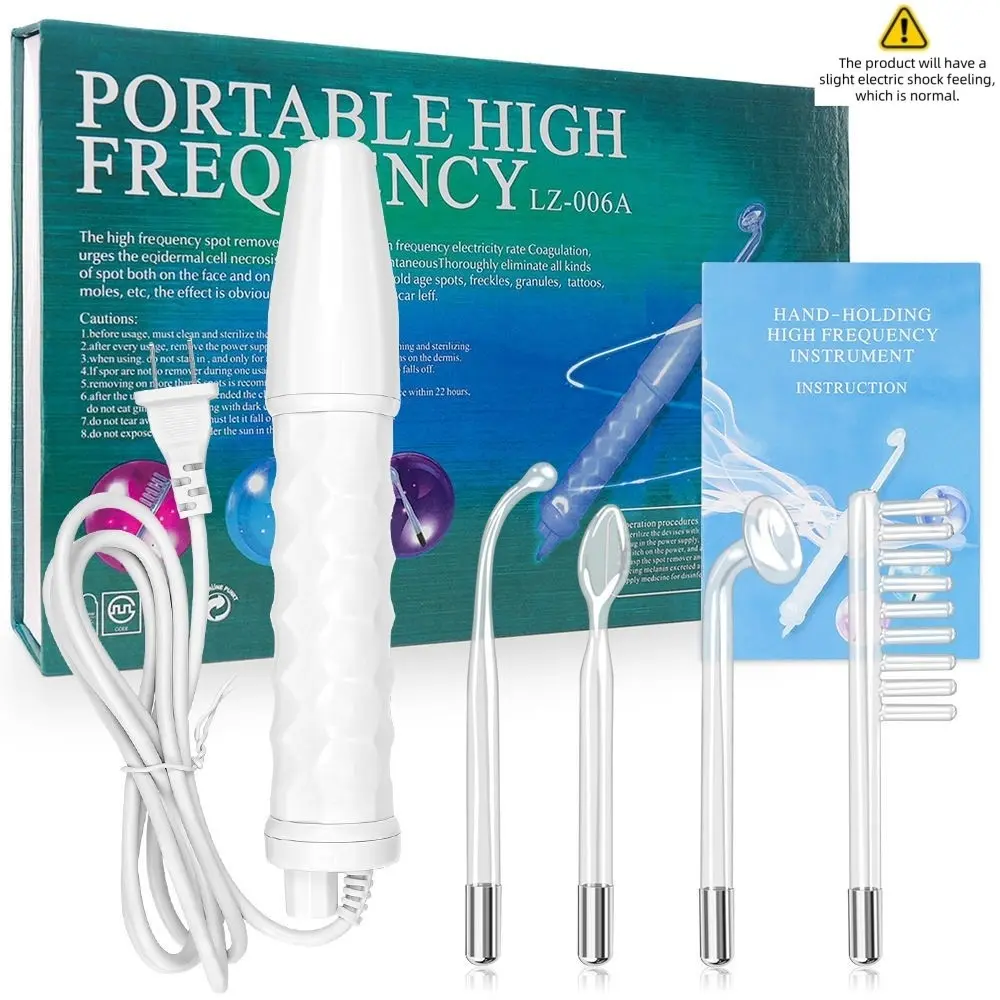 Portable High Frequency Massage Comb, Facial Care Beauty Instrument, Us Plug, New Condition, Model Xinghao Lz-006a