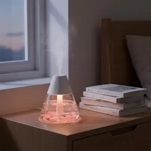 3-in-1 Cool Mist Humidifier for Large Rooms, Top-Fill Humidifier for Bedrooms, 6-Hour Runtime with Night Light & Essential Oil Diffuser, Must-Have for March Madness, Spring Break, World Cup, Easter Dry Seasons