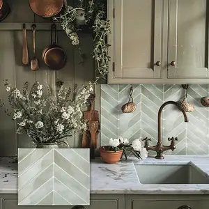 20-piece herringbone self-adhesive wall panels, easy to install and remove, waterproof and stain-resistant. Ideal for living rooms, kitchens, bathrooms, balconies, sink areas, and bedroom decor.   Decorative wall panels