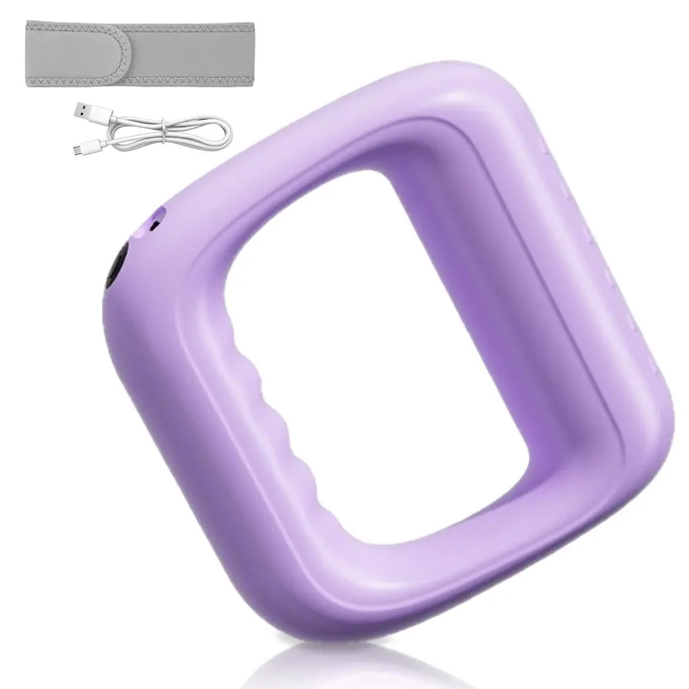 2026 New Purple Hands-Free Fascia Ring Massager Portable Wearable Massage Gun 25W High Power Motor 5 Gears Adjustable For Gym Home Travel Muscle Relax Daily Use
