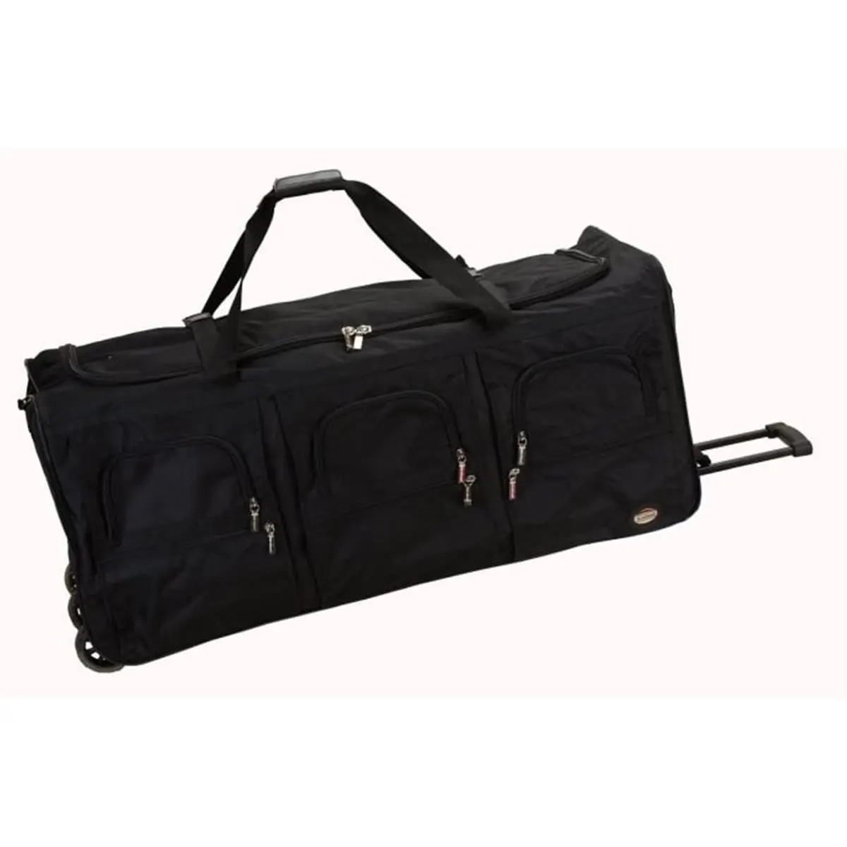 ROCKLAND Unisex Adjustable Strap Rolling Travel Duffle Bag - 40" Airport-Friendly Luggage, 40"l x 17"w x 16"h, Inline Skate Wheels, Internal Retractable Hide-Away Handle System (travel duffels)