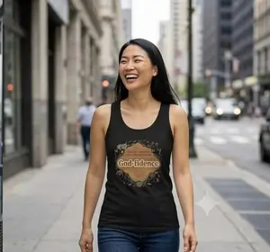 God-Fidence Tank Top — "I am fully confident in God's abilities & promises" Christian Faith Tank