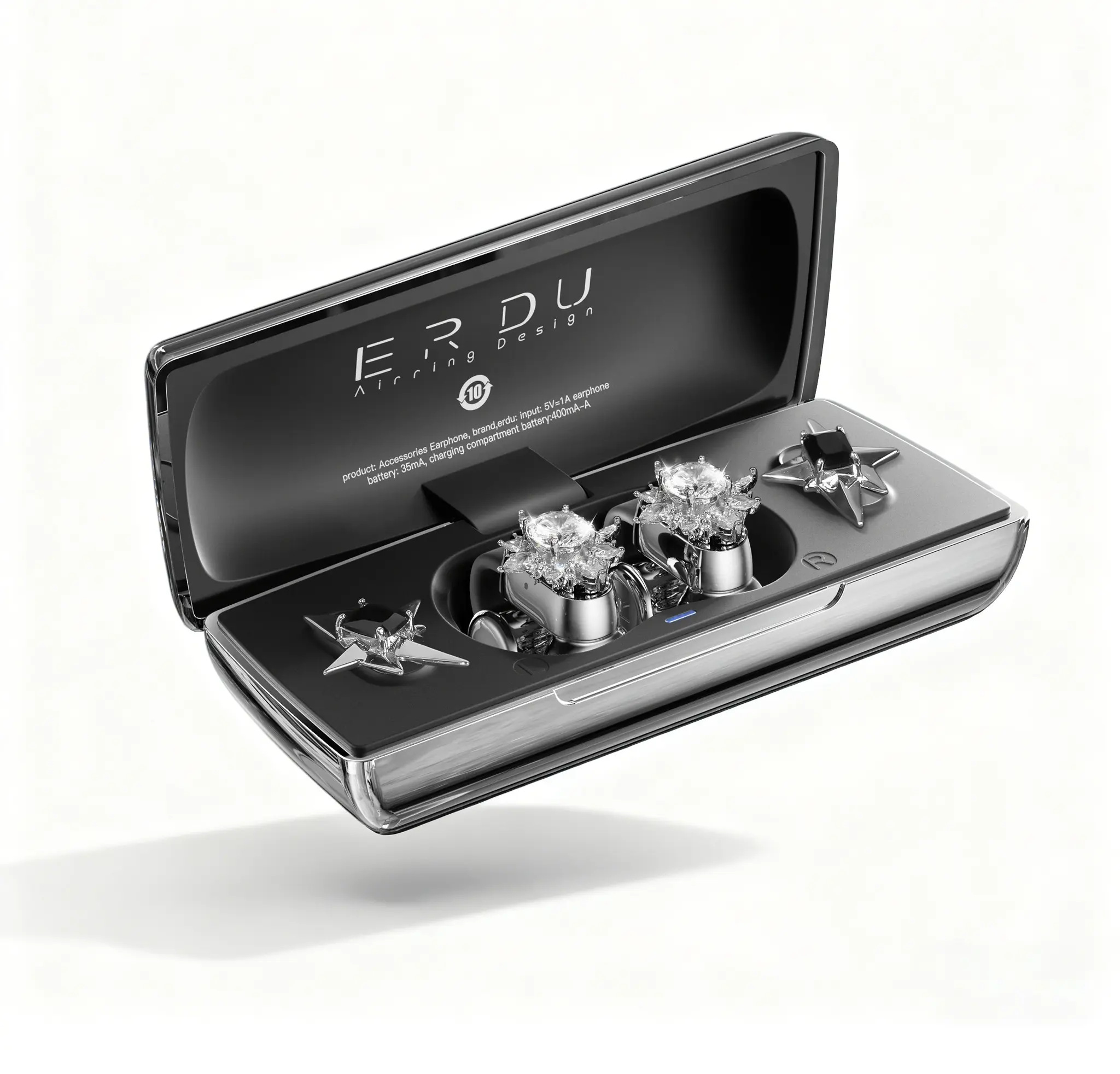 ERDU Interchangeable Charms for Clip-On Headphones, Multi-Style