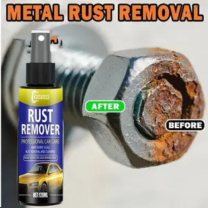 Multi-Purpose Rust Remover Degreaser, Engine Degreaser Cleaner, Strong Wheel HUB Cleaner Spray, Car Care Solution, Removes Rust and Oxidation Layers